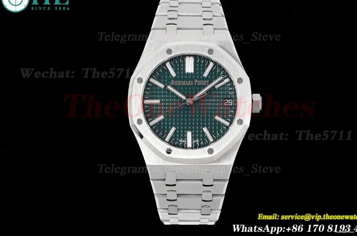 41mm APSF Stk SS Green 15510 A4302 Royal SS Clone Super Oak 0320